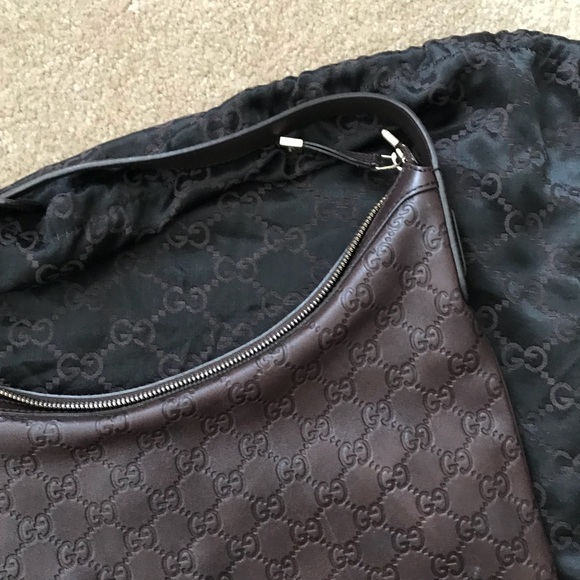 VINTAGE Gucci Shoulder Bag - Leather - Picture 3 of 4